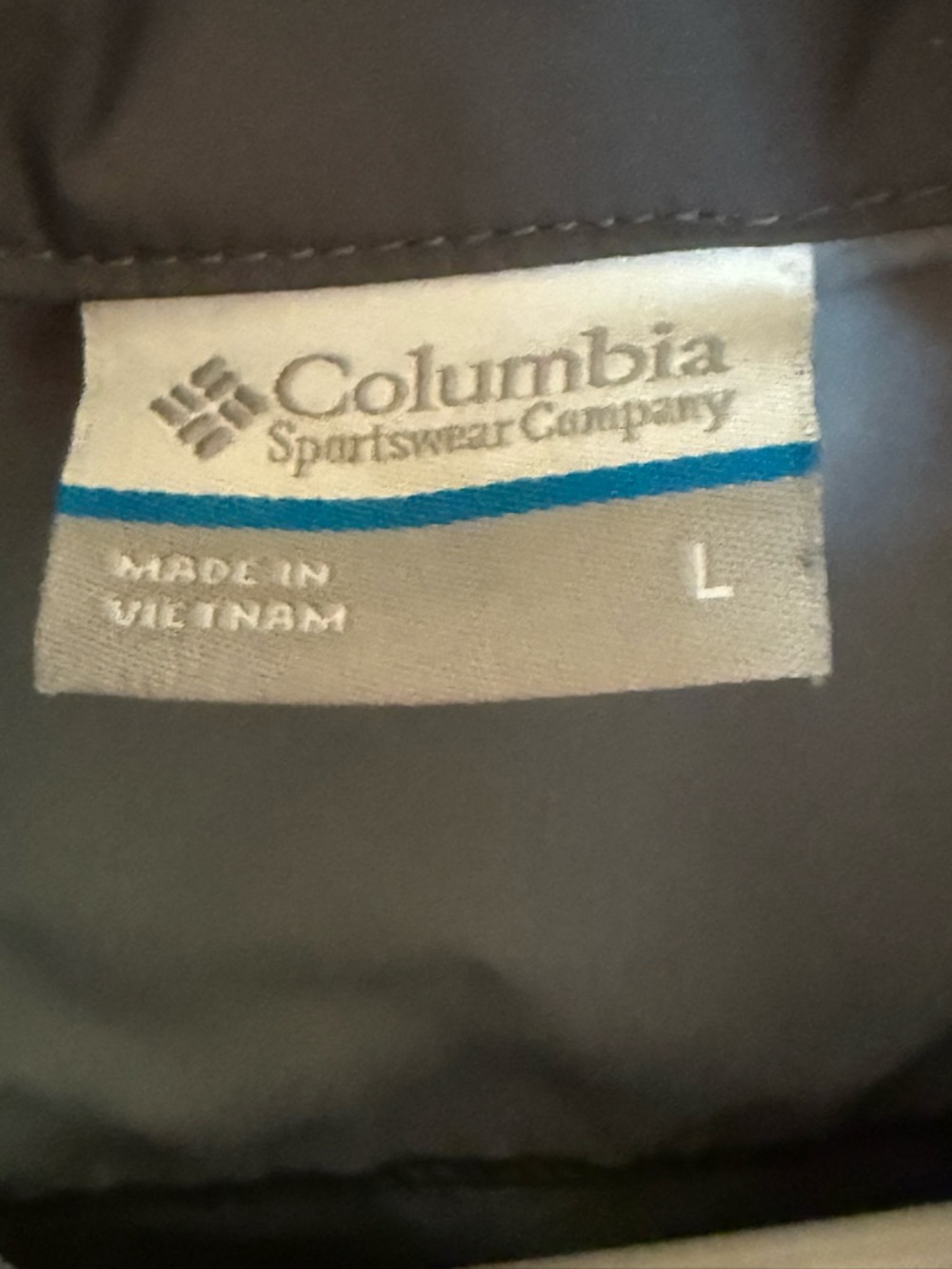 Columbia Black/Gray Hooded windbreaker Mens Large. Excellent used condition - Picture 2 of 6